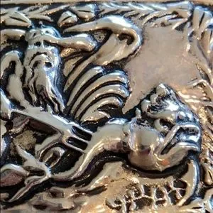 Lyn Gaylord Sterling silver Vintage belt buckle Lyn Gaylord Sterling silver Vintage belt buckle main image 3